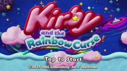 Kirby and the Rainbow Curse Title Screen